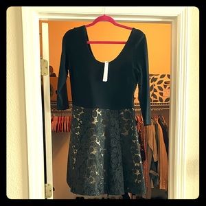 NWT Alice and Olivia Black Dress Size 12